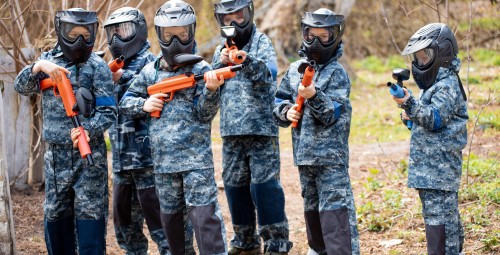 Poznaj Paintball dla Dzieci (4 osoby) | Podstoła | Prezent dla Przyjaciół_S