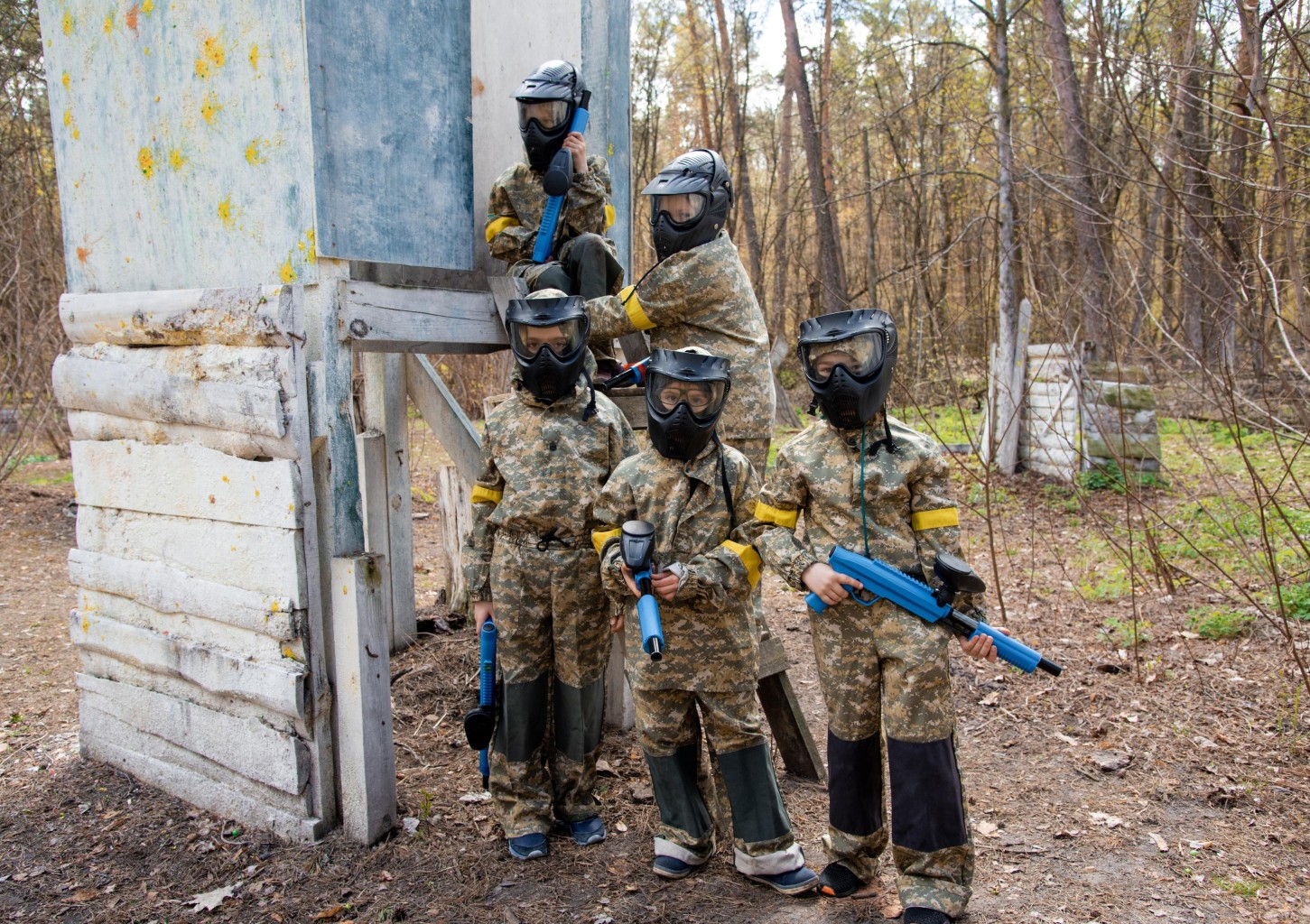 Poznaj Paintball dla Dzieci (4 osoby) | Podstoła