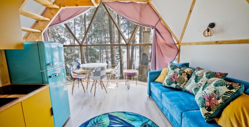 Pobyt w Kopule Glampingowej (2 Noce, 2 Osoby) | Nad Narvią | Serock-Prezent na Urodziny_P