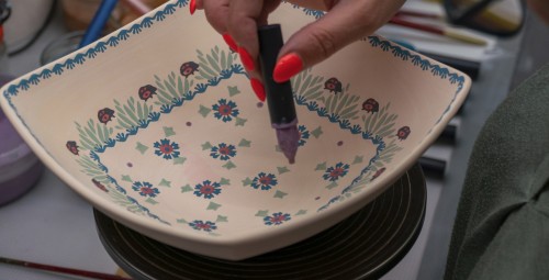 Warsztaty Zdobienia Ceramiki dla Dwojga | Bytom | Prezent dla Znajomych_P