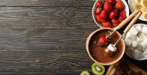 Czekoladowa Uczta Fondue dla Dwojga | Kraków-Prezent dla Kobiety_P