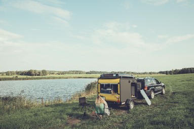 Weekendowa Wyprawa Samochodem z Przyczepą dla Przyjaciół | Cała Polska-Prezent dla Znajomych_P