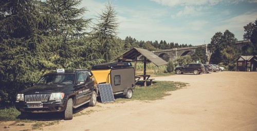 Weekendowa Wyprawa Samochodem z Przyczepą dla Przyjaciół | Cała Polska-Prezent na Urodziny_P