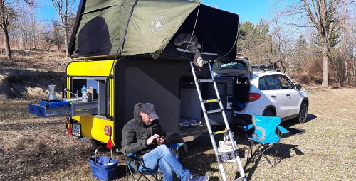 Tygodniowa Wyprawa Samochodem z Przyczepą dla Przyjaciół | Cała Polska-Prezent dla Rodziców_P