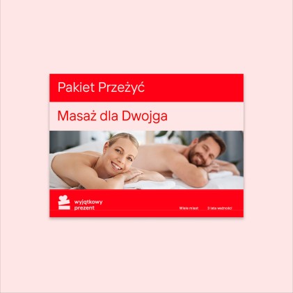 Pakiet Przeżyć "Masaż dla Dwojga"