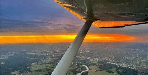 Lot Widokowy Cessną dla Przyjaciół (15 minut) | Warszawa-Prezent dla Grup_P