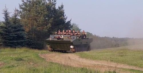 Przejażdżka Amfibią Gąsienicową dla Przyjaciół | Dąbrówka Kościelna | Prezent dla Przyjaciół_P