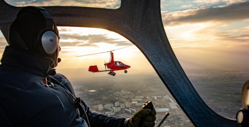 Lot Widokowy Wiatrakowcem (30 minut) -Prezent dla Kobiety_P