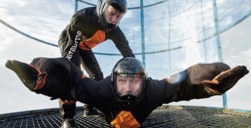 Lot w Tunelu Aerodynamicznym dla Dwojga | Modlin | Prezent dla Dwojga_P