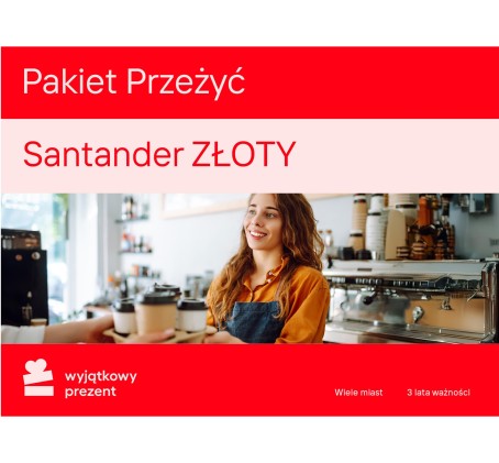 Santander Pakiet ZŁOTY | 425,00 zł z Twoim kodem rabatowym