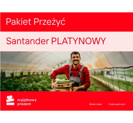Santander Pakiet PLATYNOWY | 850,00 zł z Twoim kodem rabatowym