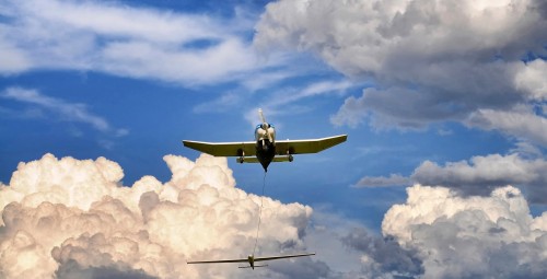 Lot Szybowcem za Wyciągarką (15 minut) | Poznań-Prezent na Urodziny_S