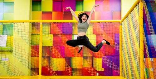 Szalona Zabawa w Parku Trampolin (120 minut) | Suwałki-Prezent na Święta_S