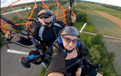 Lot Motoparalotnią z Filmowaniem 360° | Gocław | Kalonka-Prezent dla  Kobiety_P