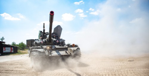 Jazda za Sterami Czołgu T-55 | Borne Sulinowo-Prezent dla Chłopaka_P