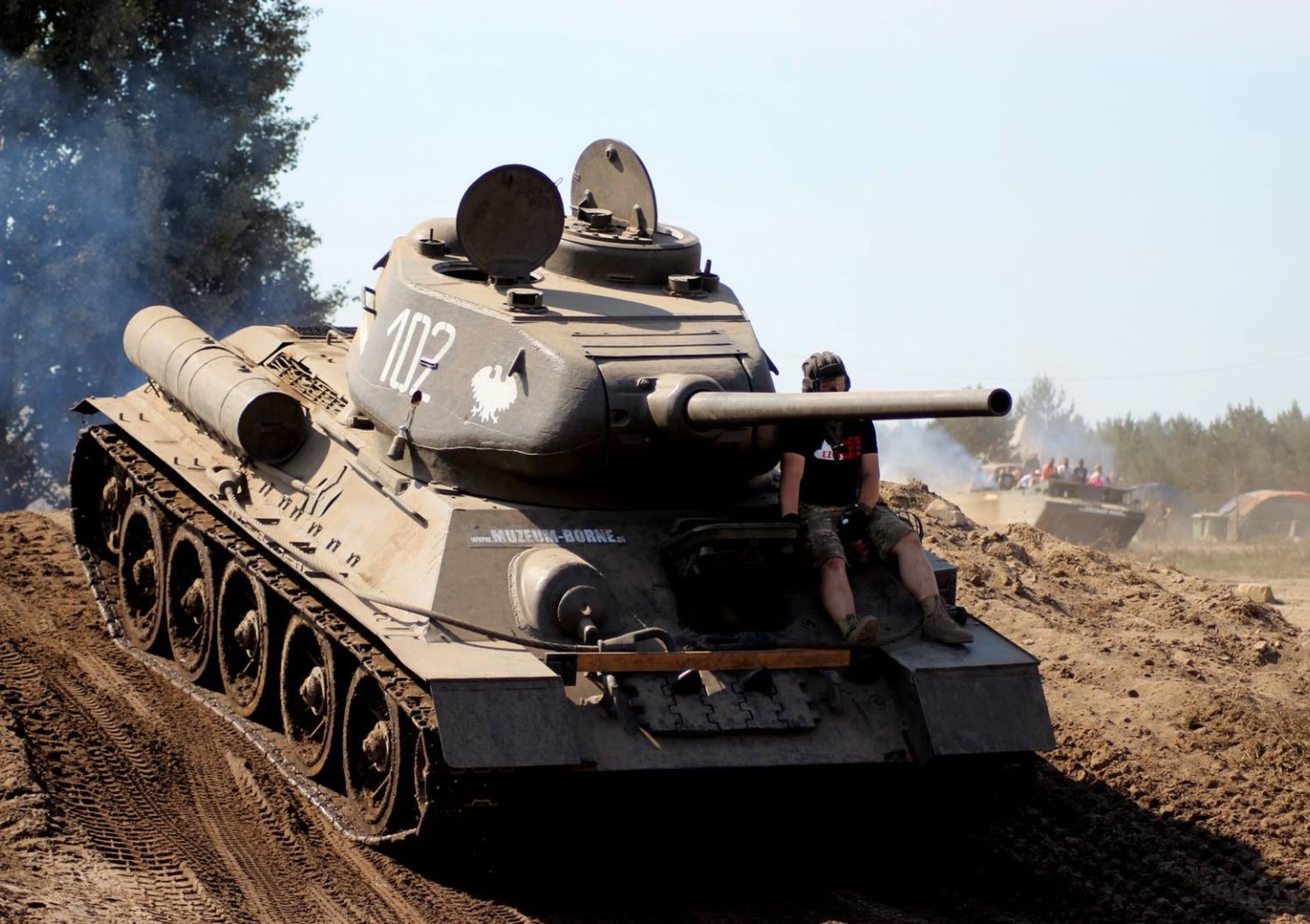 Jazda za Sterami Czołgu T-34 "Rudy 102" | Borne Sulinowo