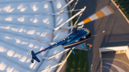 Lot Widkowy Helikopterem bez Drzwi (30 minut) | Warszawa-Prezent na Święta_P