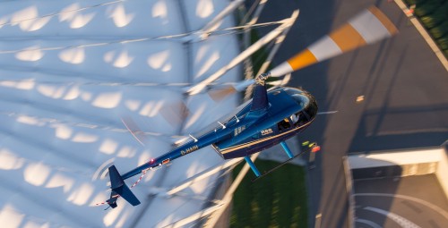 Lot Widkowy Helikopterem bez Drzwi (30 minut) | Warszawa-Prezent na Święta_P