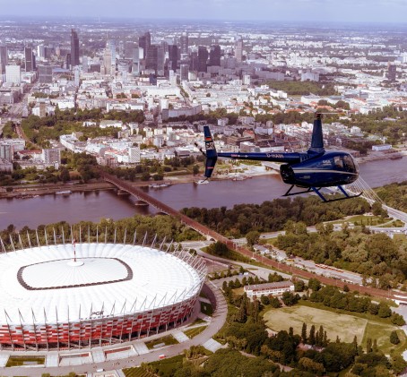 Lot Widokowy Helikopterem Plus (30 minut) | Warszawa