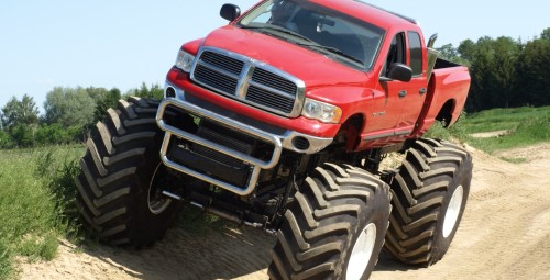 Jazda Co-Drive Monster Truckiem (4 osoby) | Wiele Lokalizacji-Prezent dla Rodziny_P