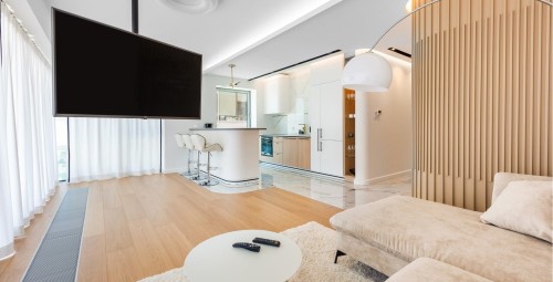 Pobyt w Luksusowym Apartamencie Marina View (2 Noce, 1-4 Osoby) | Flatbook | Gdańsk-Prezent na Urodziny_P