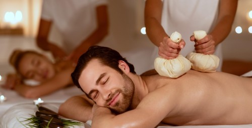 Polinezyjski Masaż Stemplami Ziołowymi dla Dwojga | Legnica | Prezent dla Rodziców_S