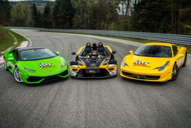 Pojedynek Lamborghini Huracan vs. Ferrari Italia vs. KTM X-Bow (24 okrążenia) | Kielce-Prezent dla Chłopaka_P