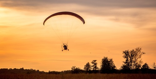 Lot Motoparalotnią nad Rozlewiskami Warty z Filmowaniem (30 minut) | Śrem | Prezent dla Niego_P