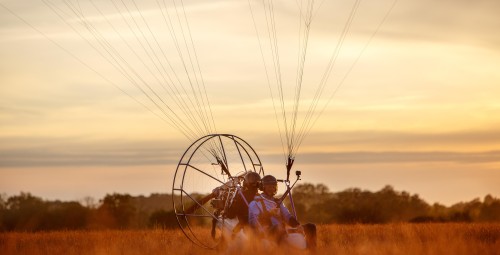 Lot Motoparalotnią nad Rozlewiskami Warty z Filmowaniem (30 minut) | Śrem | Prezent dla Taty_P