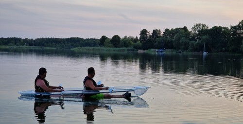 Pływanie Niewidzialnym Kajakiem dla Dwojga (4 godziny) | Potołówek-Prezent na Swięta_P