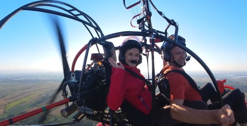 Lot Widokowy Motoparalotnią (15 minut) | Gierałtowiczki-Prezent na Urodziny_P