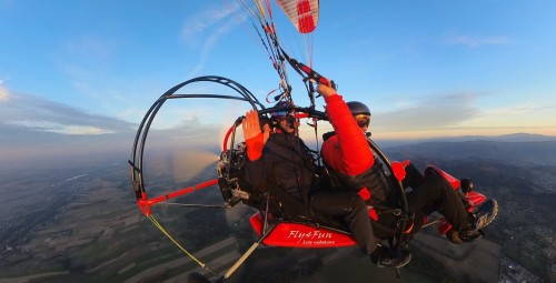 Lot Widokowy Motoparalotnią (30 minut) | Gierałtowiczki-Prezent dla Taty_P