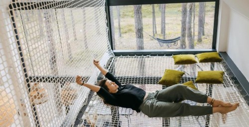 Pobyt w Domku (2 Noce, 1-4 Osoby) | Patyki Las Możliwości | Zelów-Prezent na Święta_P