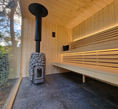 Saunowanie w Leśnym SPA nad Jeziorem na Wyłączność | Potołówek