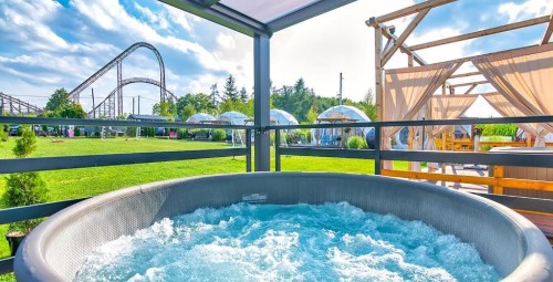 Odprężający Pobyt w Domku z Jacuzzi na Wyłączność (2 Noce, 2 Osoby) | Zator | Prezent dla Pary_P