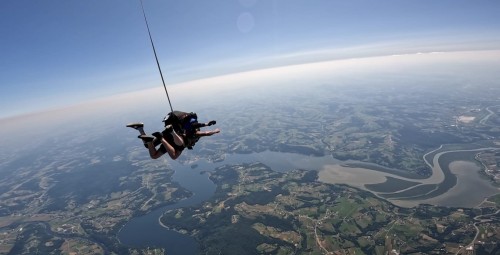 Skok ze Spadochronem dla Dwojga | Łososina Dolna-Prezent na Urodziny_P
