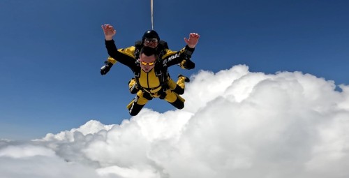 Skok ze Spadochronem dla Dwojga | Łososina Dolna-Prezent dla Dwojga_P