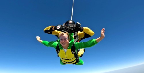 Skok ze Spadochronem dla Dwojga | Łososina Dolna-Prezent dla Niej_P