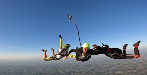 Skok ze Spadochronem z Filmowaniem i Zdjęciami dla Dwojga-Prezent dla Pary_P
