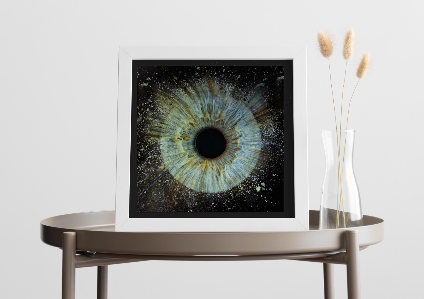 Artystyczne Zdjęcie Tęczówki Oka – Format 30x30 cm | Warszawa