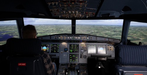 Lot w Symulatorze Airbus A320 NEO (30 minut) | Katowice | Prezent dla Taty_P