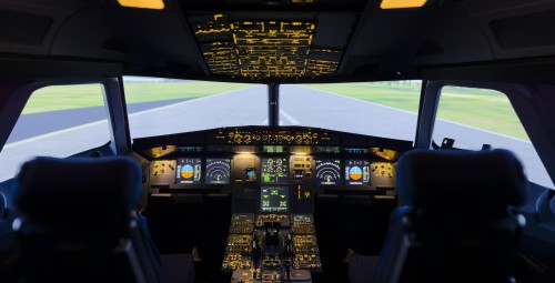 Lot w Symulatorze Airbus A320 NEO (45 minut) | Katowice | Prezent dla Syna_P