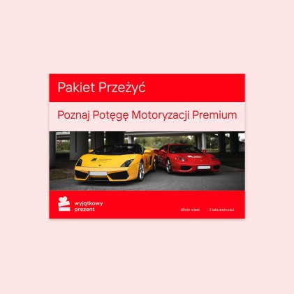 Pakiet Przeżyć "Poznaj Potęgę Motoryzacji Premium"