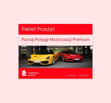 Pakiet Przeżyć "Poznaj Potęgę Motoryzacji Premium"