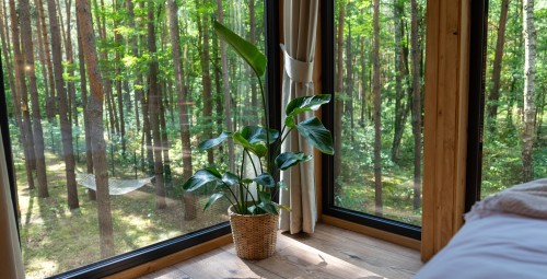 Weekendowy Pobyt w Domku na Drzewie (2 Noce, 2 Osoby) | Tree Houses | Olszanka-Prezent dla Rodziców_P