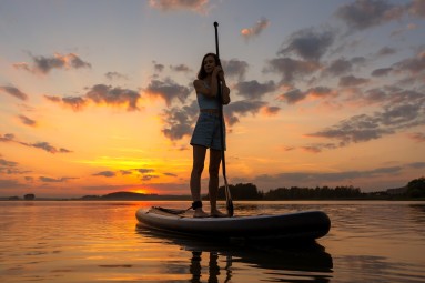 Stand Up Paddle o Zachodzie Słońca dla Dwojga | Sopot -Prezent na Urodziny_S