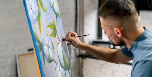 Warsztaty Malowania na Obrazie (60x80) | Warszawa | Prezent dla Przyjaciółki_S