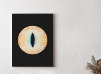 Artystyczne Zdjęcie Tęczówki Oka Twojego Pupila - Format 30x30 cm| Poznań | Prezent dla Mamy_S