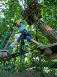 Przygoda w Parku Linowym – Trasa Niska | Łódź (Park na Młynku)-Prezent na Dzień Dziecka_P