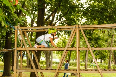 Przygoda w Parku Linowym – Trasa Niska | Łódź (Park na Młynku)-Prezent dla Chłopca_S
